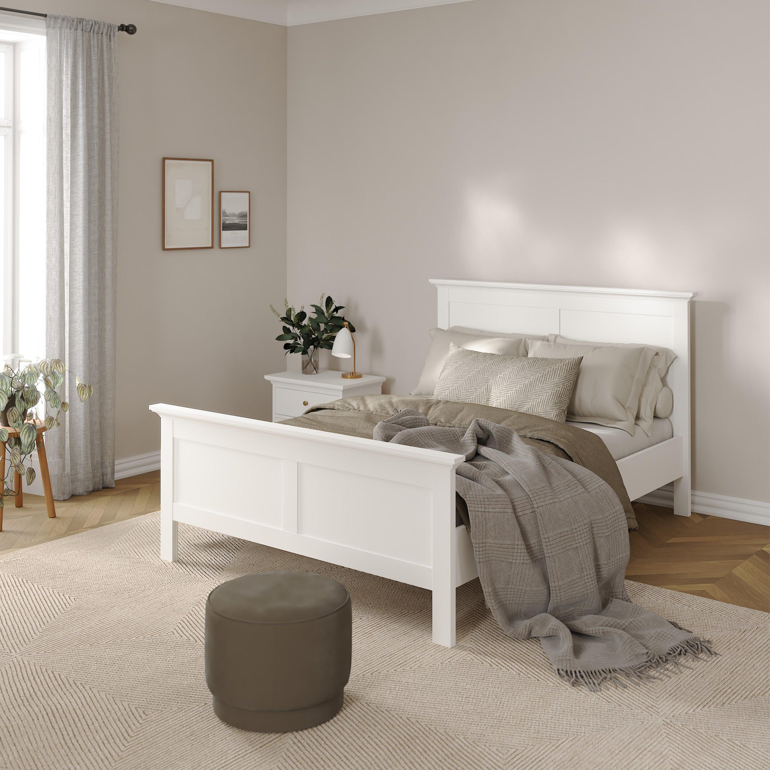 Paris Double Bed (140 x 200) in White - image 9
