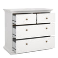 Paris Chest of 4 Drawers in White - image 5