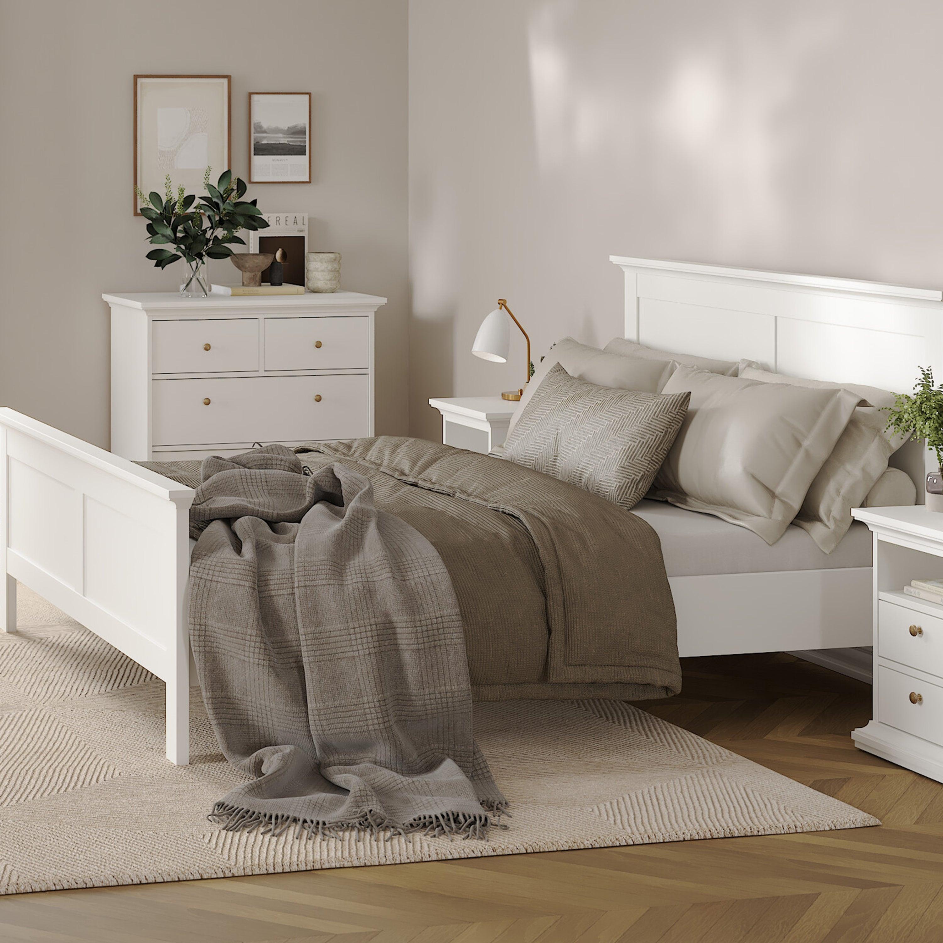 Paris Chest of 4 Drawers in White - image 7