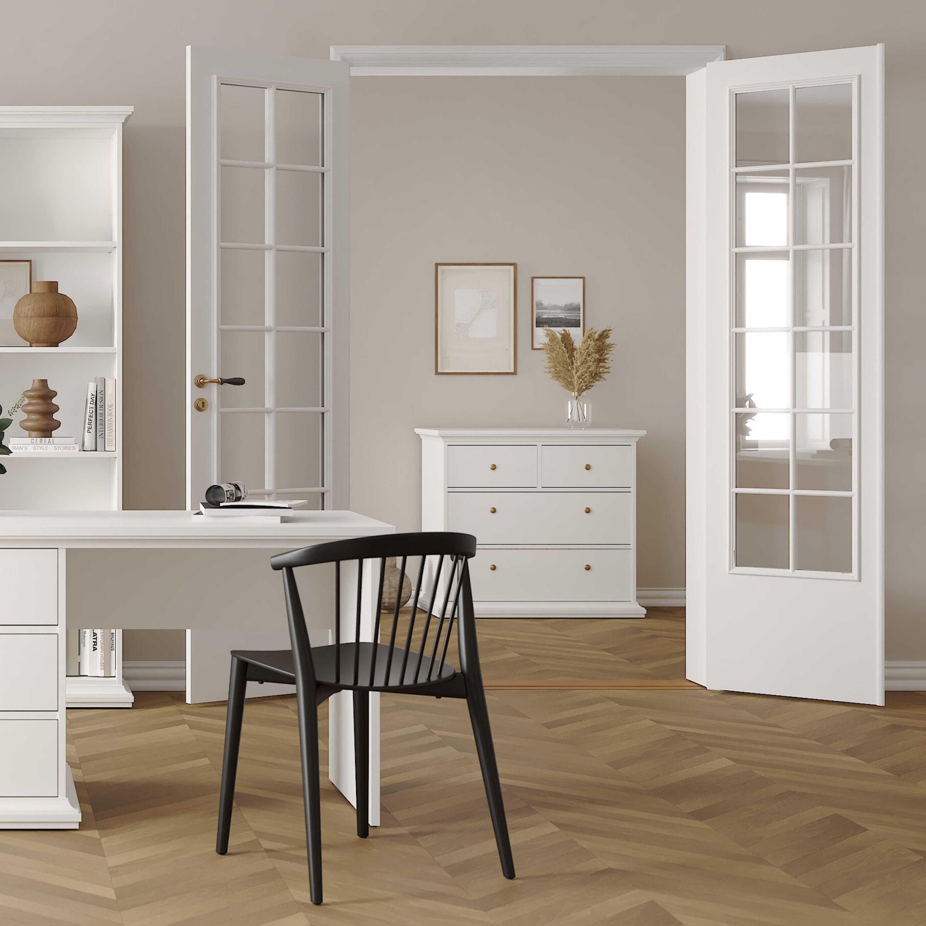 Paris Chest of 4 Drawers in White - image 8