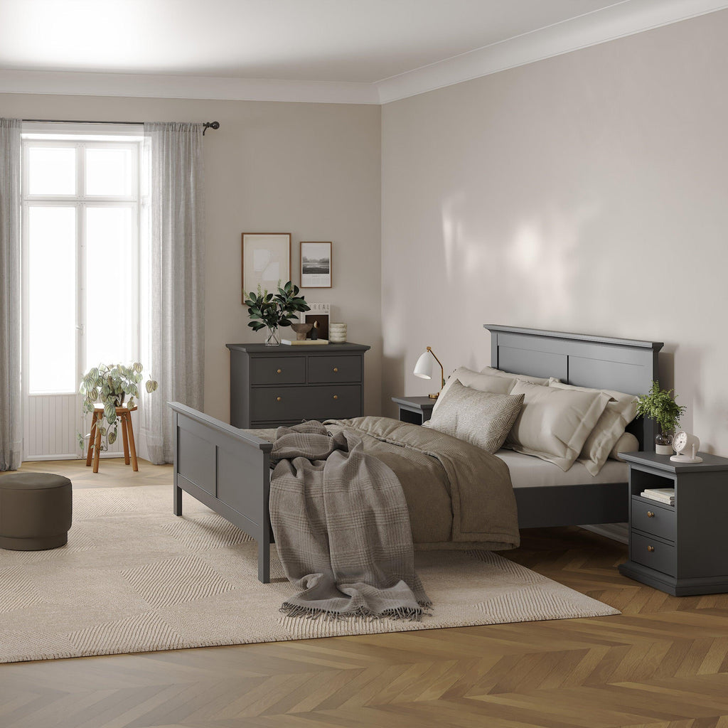 Paris Chest of 4 Drawers in Matt Grey - image 6