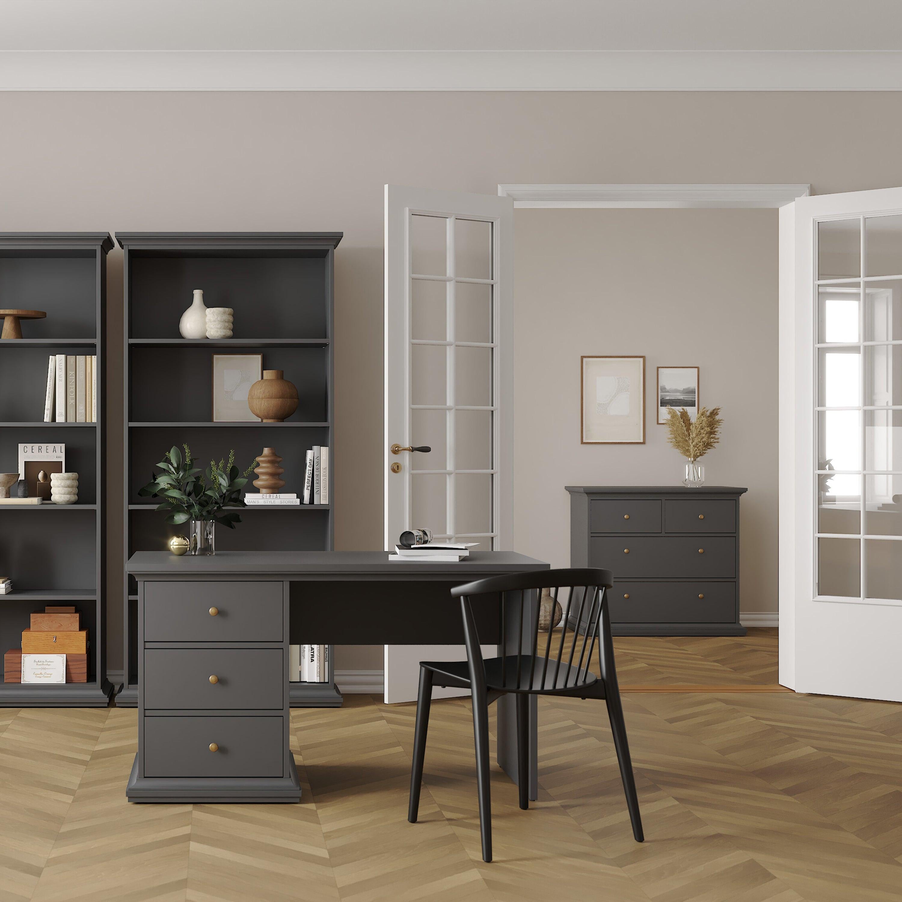Paris Chest of 4 Drawers in Matt Grey - image 7