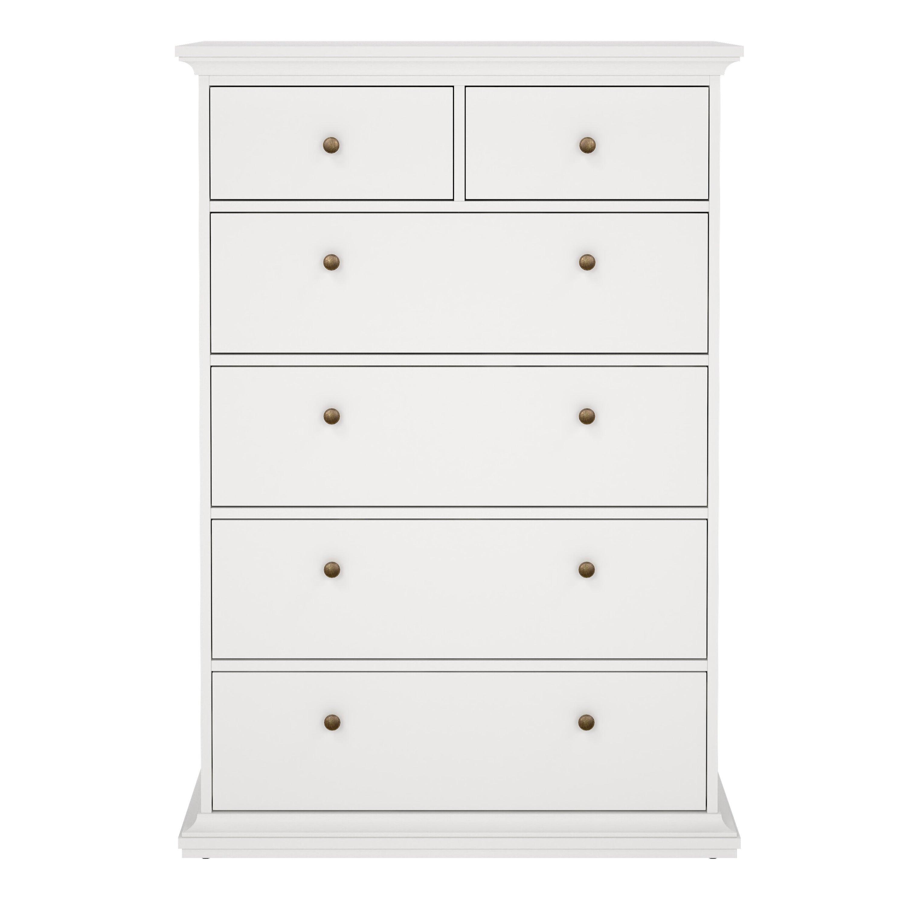 Paris Chest of 6 Drawers in White - image 2