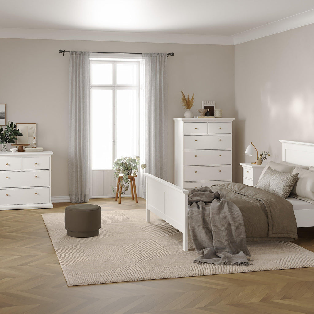Paris Chest of 6 Drawers in White - image 6