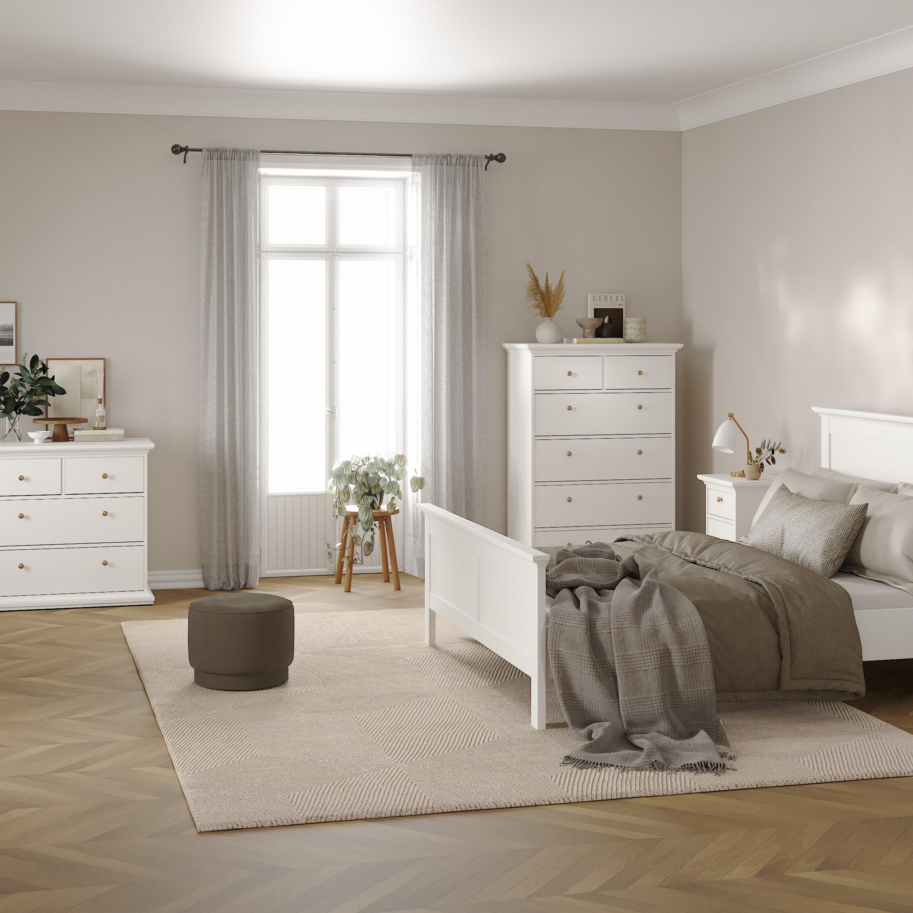 Paris Chest of 6 Drawers in White - image 6