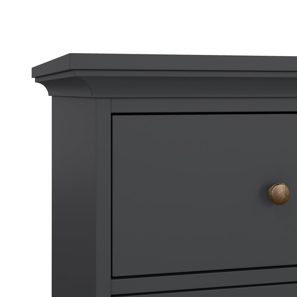 Paris Nightstand 1 Door + 1 Drawer in Matt Grey - image 10
