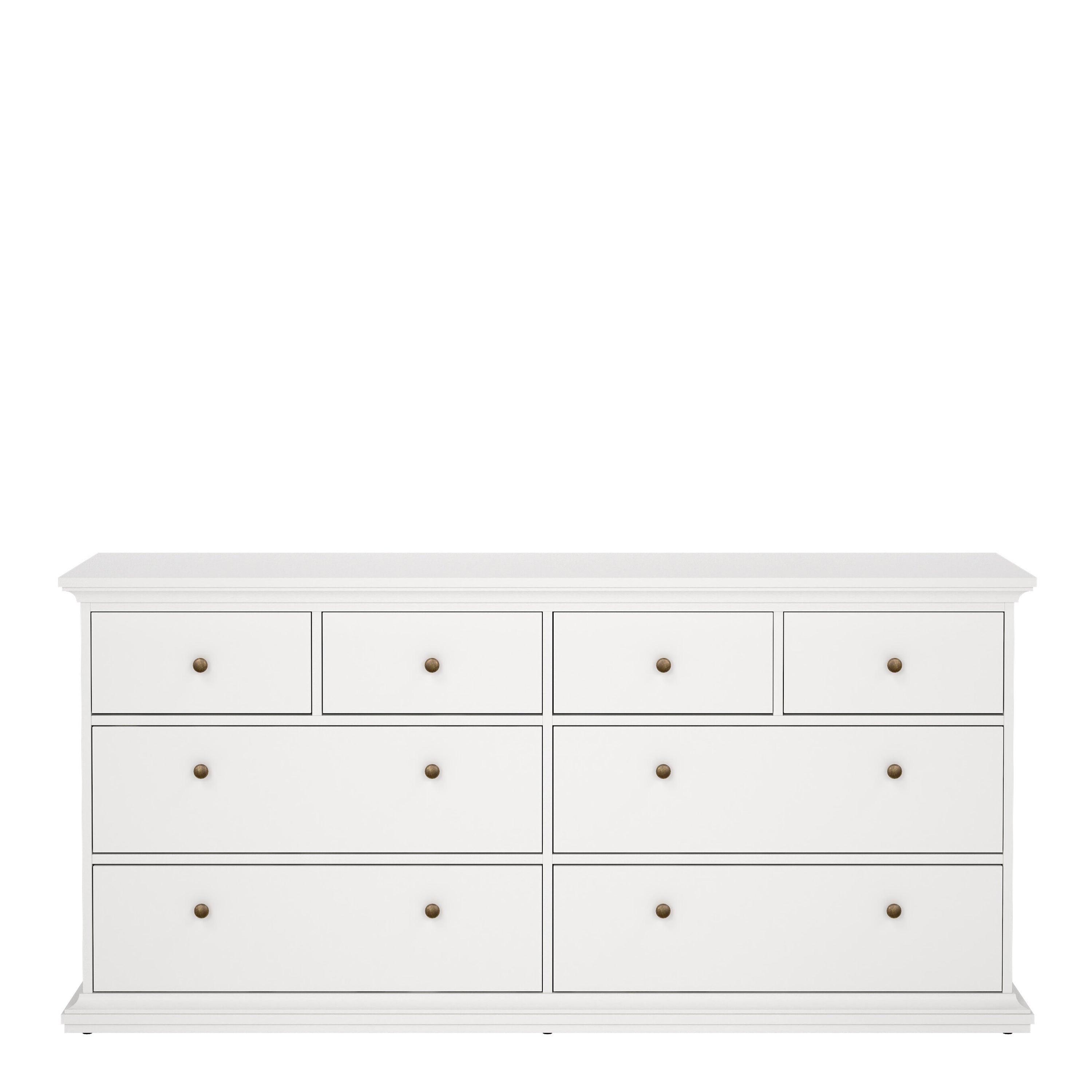 Paris Chest of 8 Drawers in White - image 2