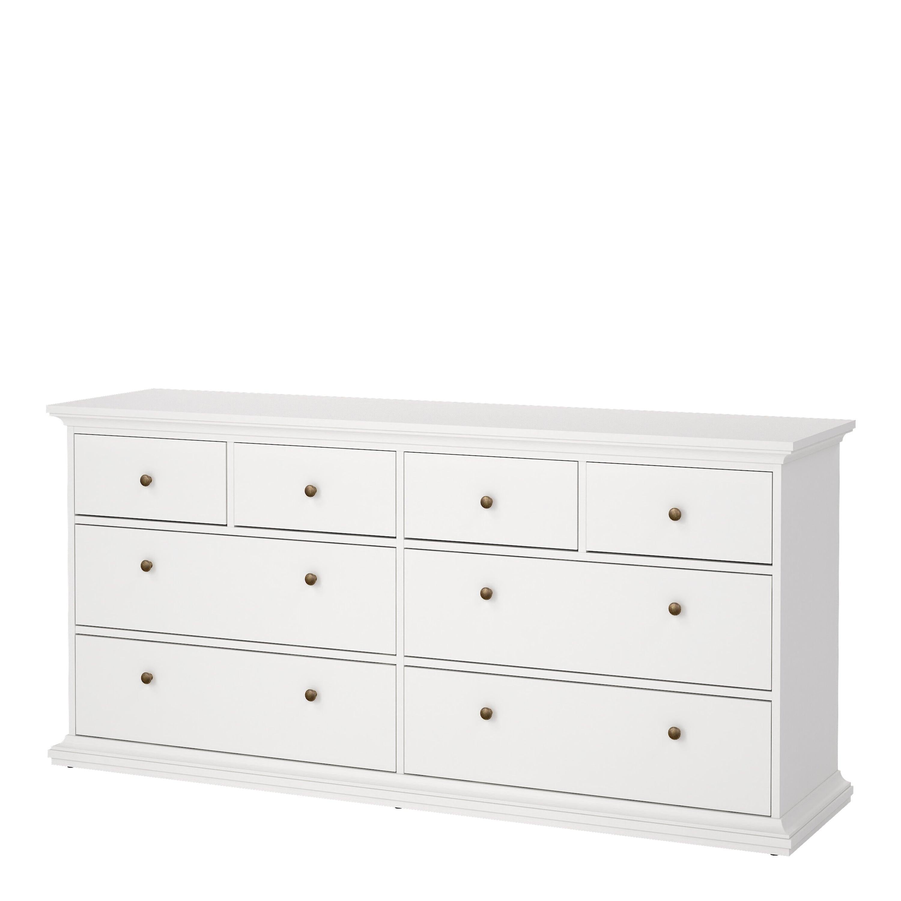 Paris Chest of 8 Drawers in White - image 3
