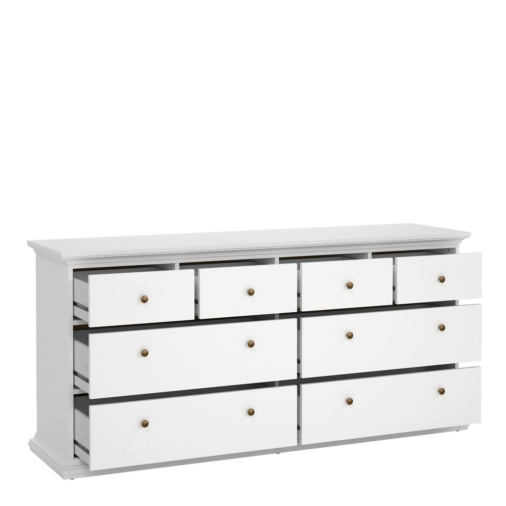 Paris Chest of 8 Drawers in White - image 5