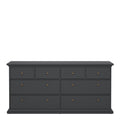 Paris Chest of 8 Drawers in Matt Grey - image 2