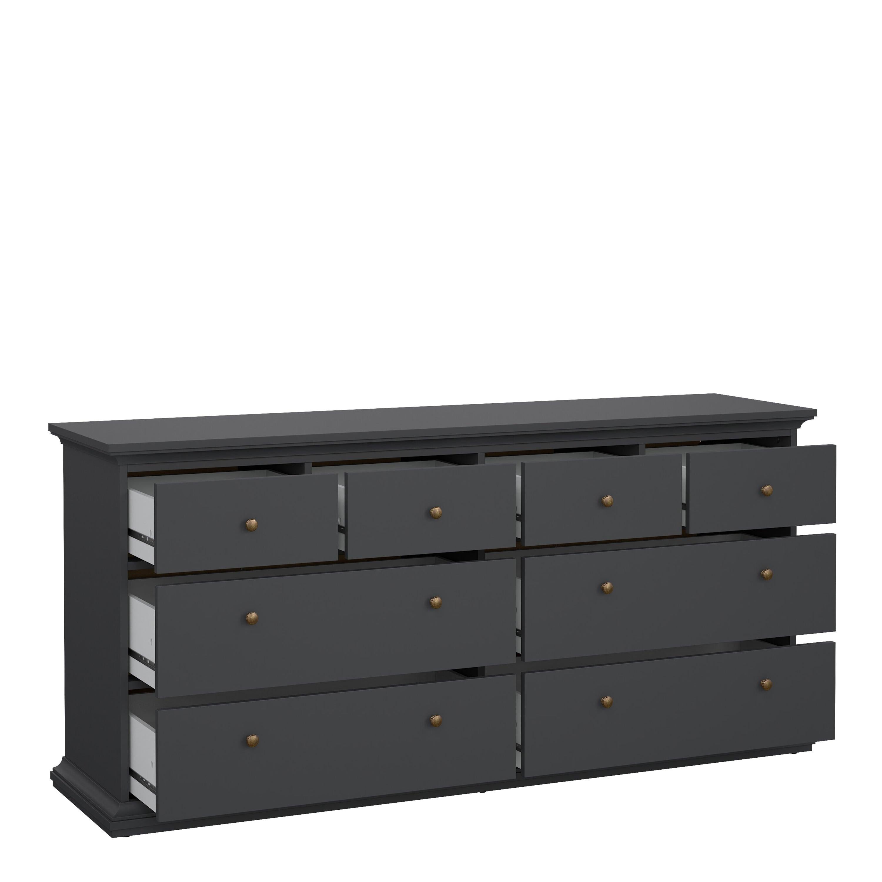 Paris Chest of 8 Drawers in Matt Grey - image 5
