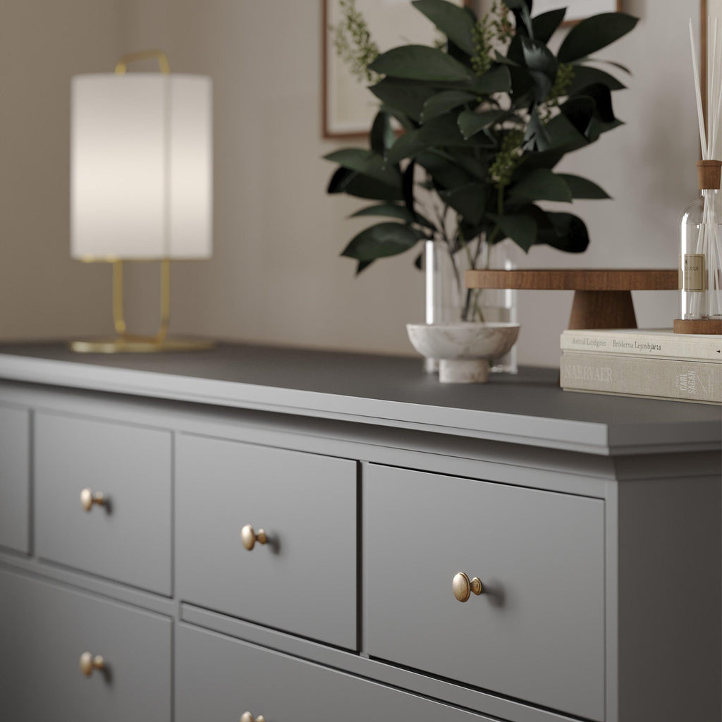 Paris Chest of 8 Drawers in Matt Grey - image 8