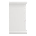 Paris Nightstand 1 Door + 1 Drawer in White - image 4
