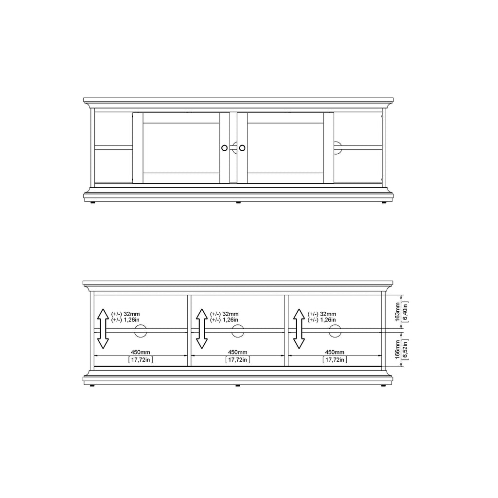 Paris China cabinet in Matt Grey - image 11