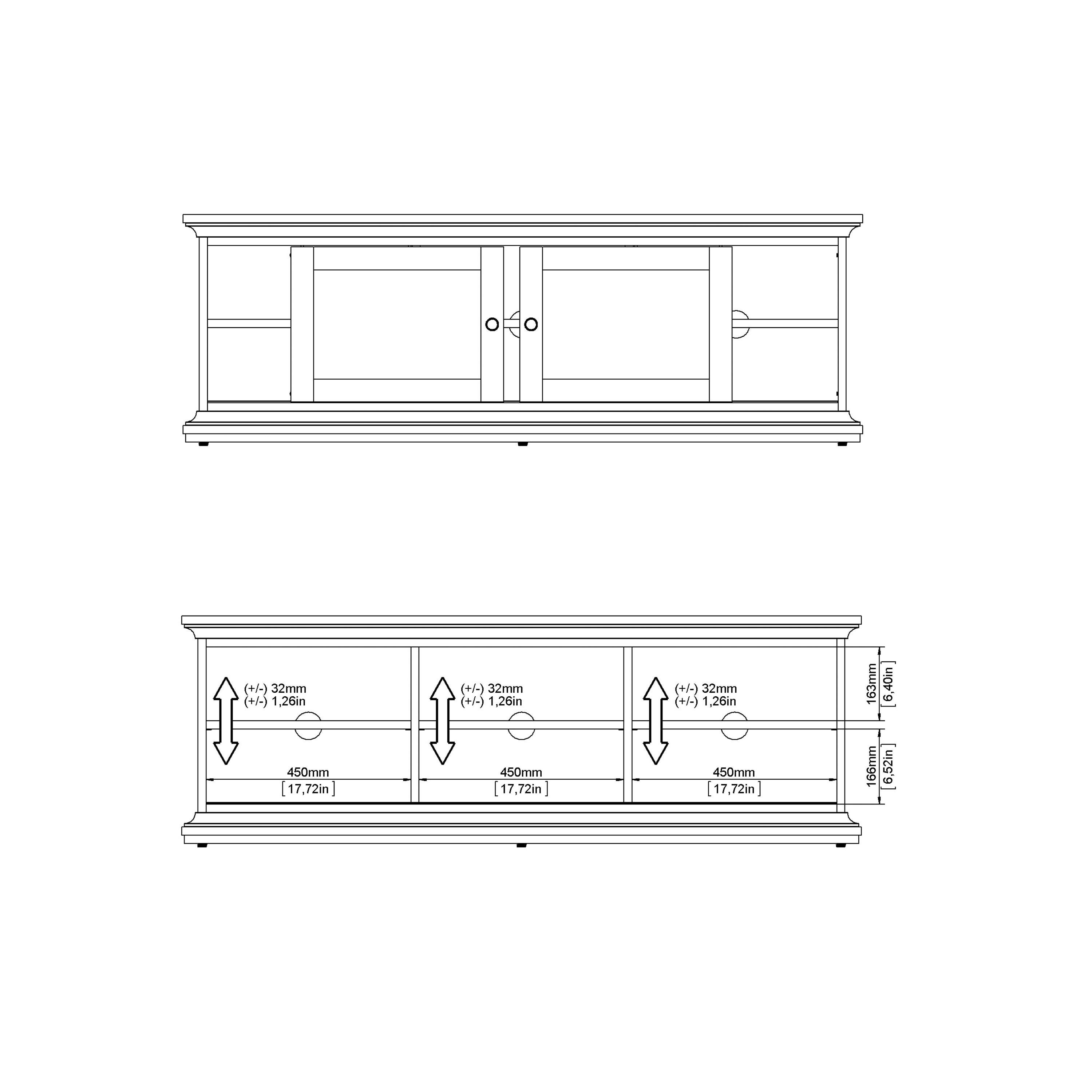 Paris China cabinet in Matt Grey - image 11