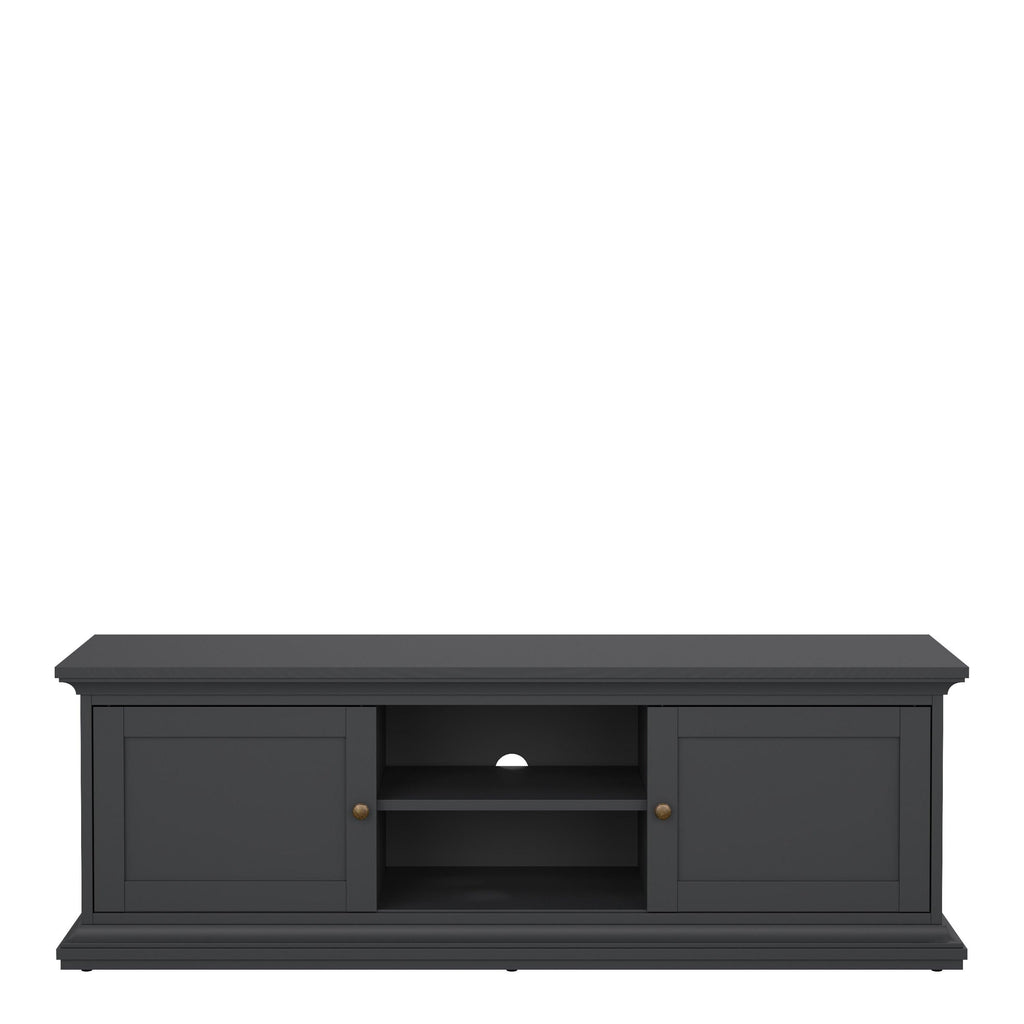 Paris TV-unit 2 frame Doors in Matt Grey - image 2