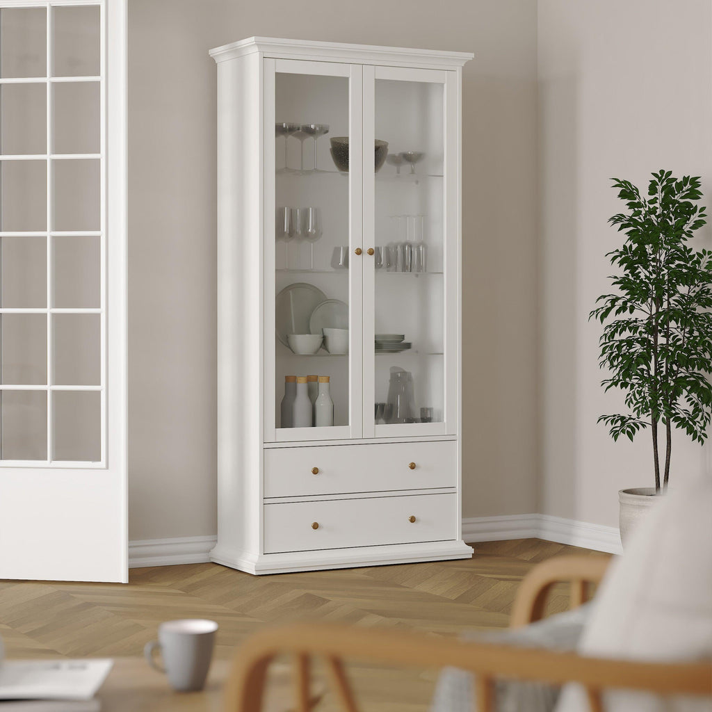 Paris China cabinet in White - image 7