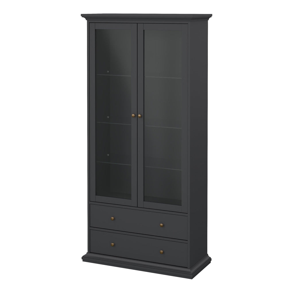 Paris China cabinet in Matt Grey - image 3