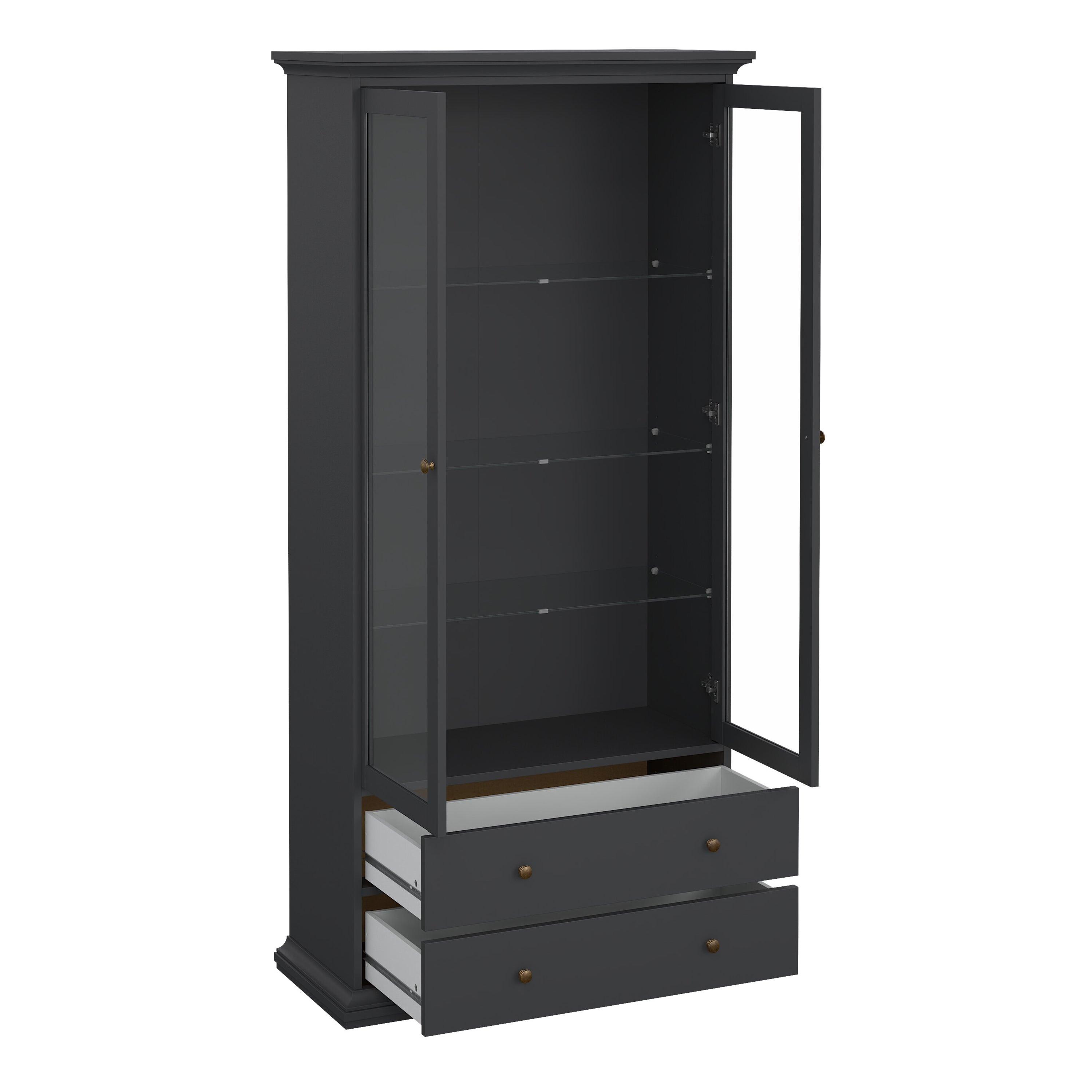 Paris China cabinet in Matt Grey - image 5