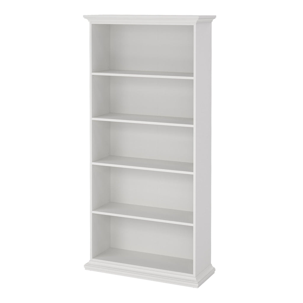 Paris Tall Bookcase in White - image 3