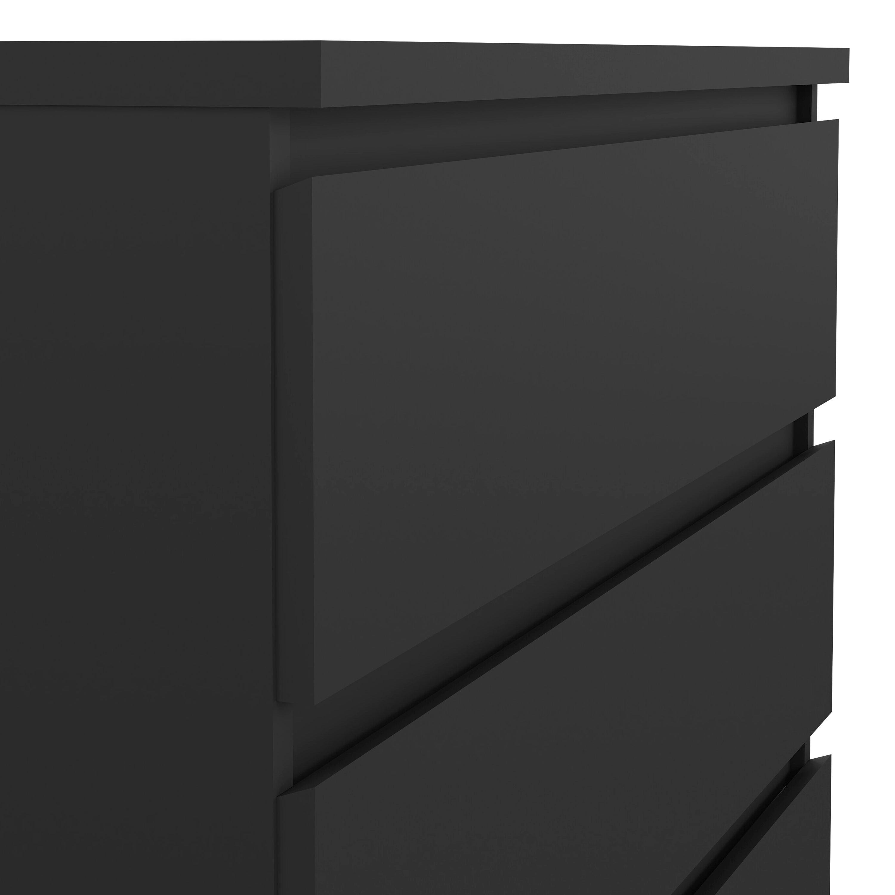Naia Chest of 5 Drawers in Black Matt - image 8