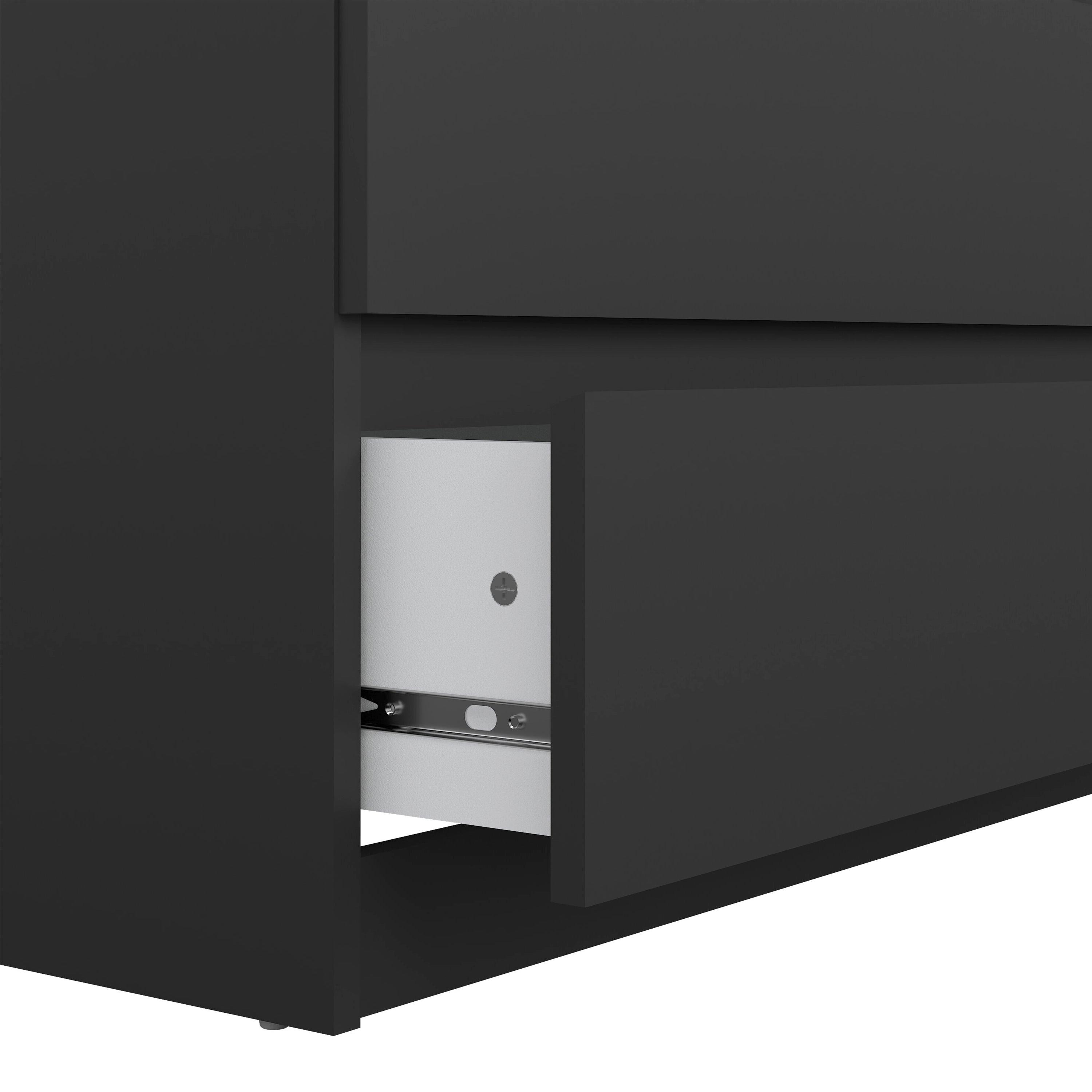 Naia Chest of 5 Drawers in Black Matt - image 9