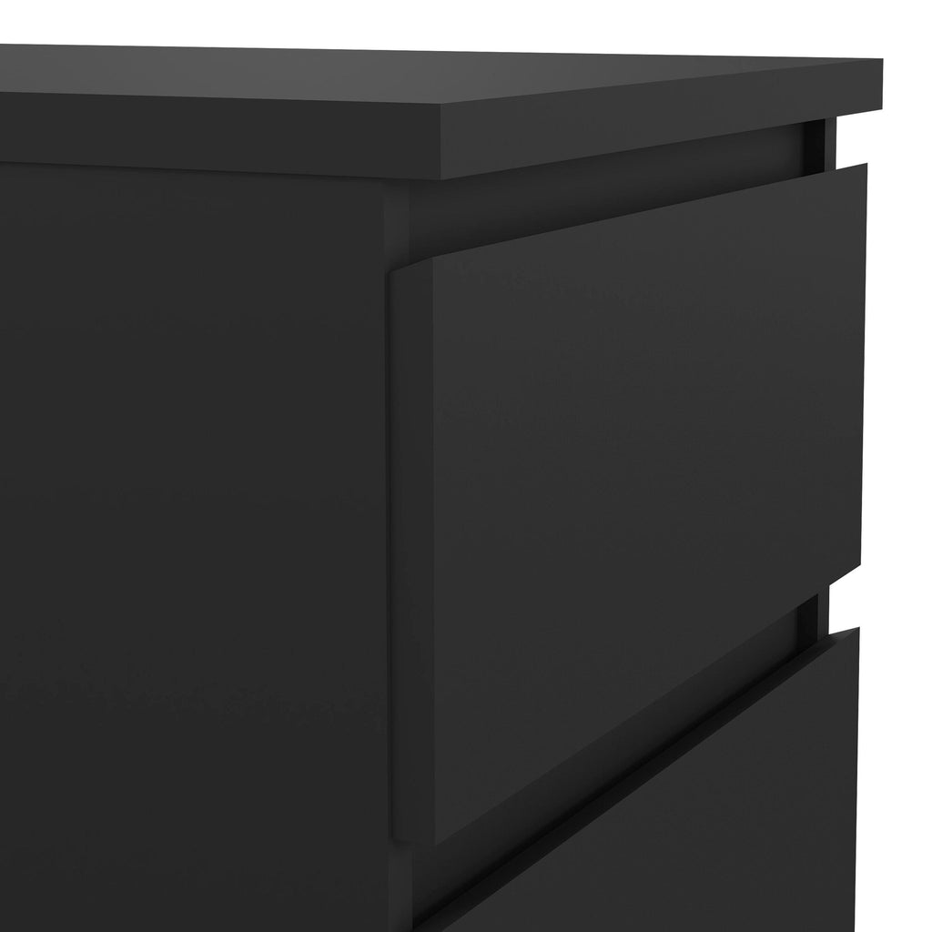 Naia Narrow Chest of 5 Drawers in Black Matt - image 7