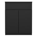 Naia Sideboard - 1 Drawer 2 Doors in Black Matt - image 2