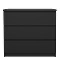 Naia Chest of 3 Drawers in Black Matt - image 2