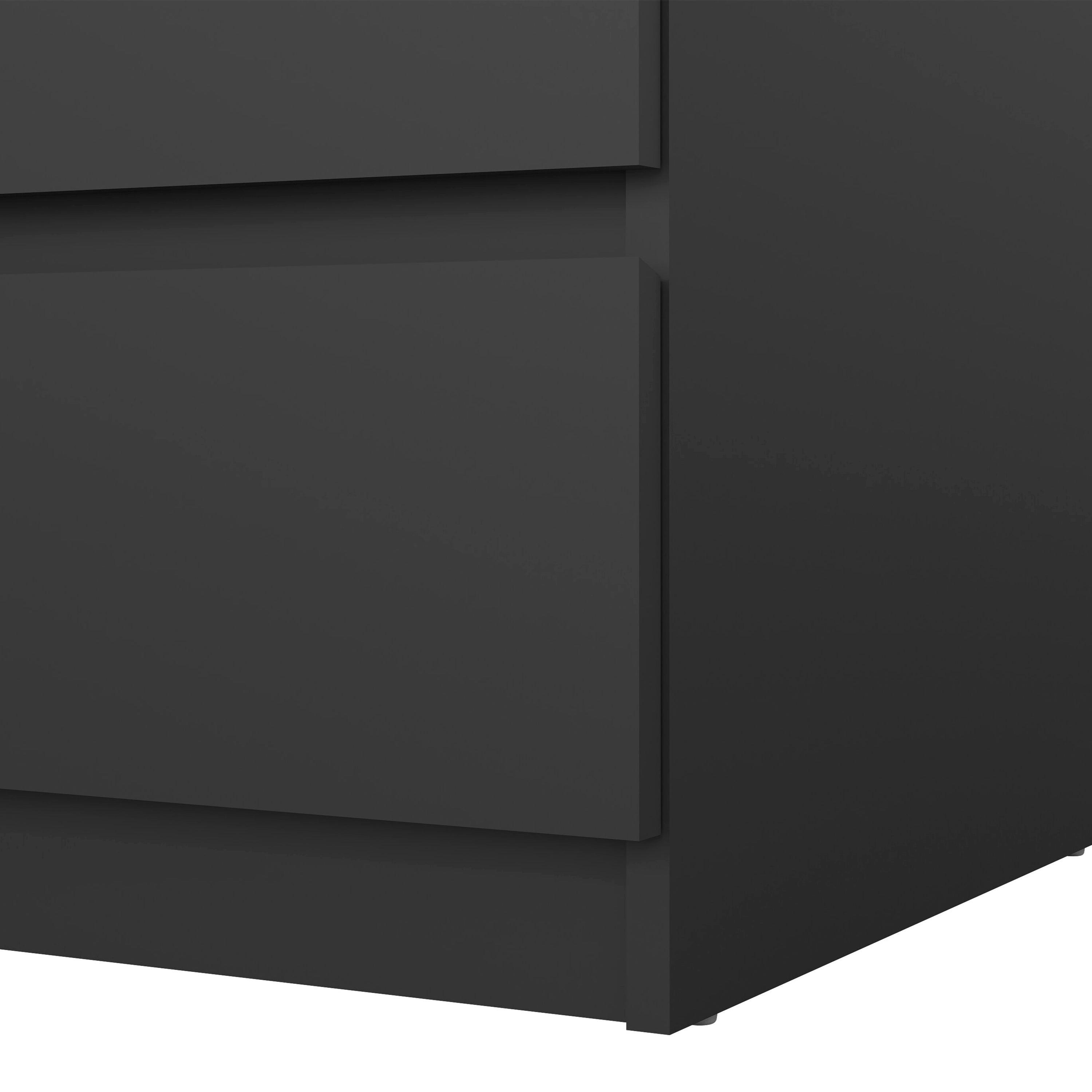 Naia Chest of 3 Drawers in Black Matt - image 8