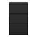 Naia Bedside 3 Drawers in Black Matt - image 2