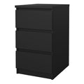 Naia Bedside 3 Drawers in Black Matt - image 3