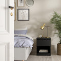 Naia Bedside 1 Drawer 1 Shelf in Black Matt - image 5