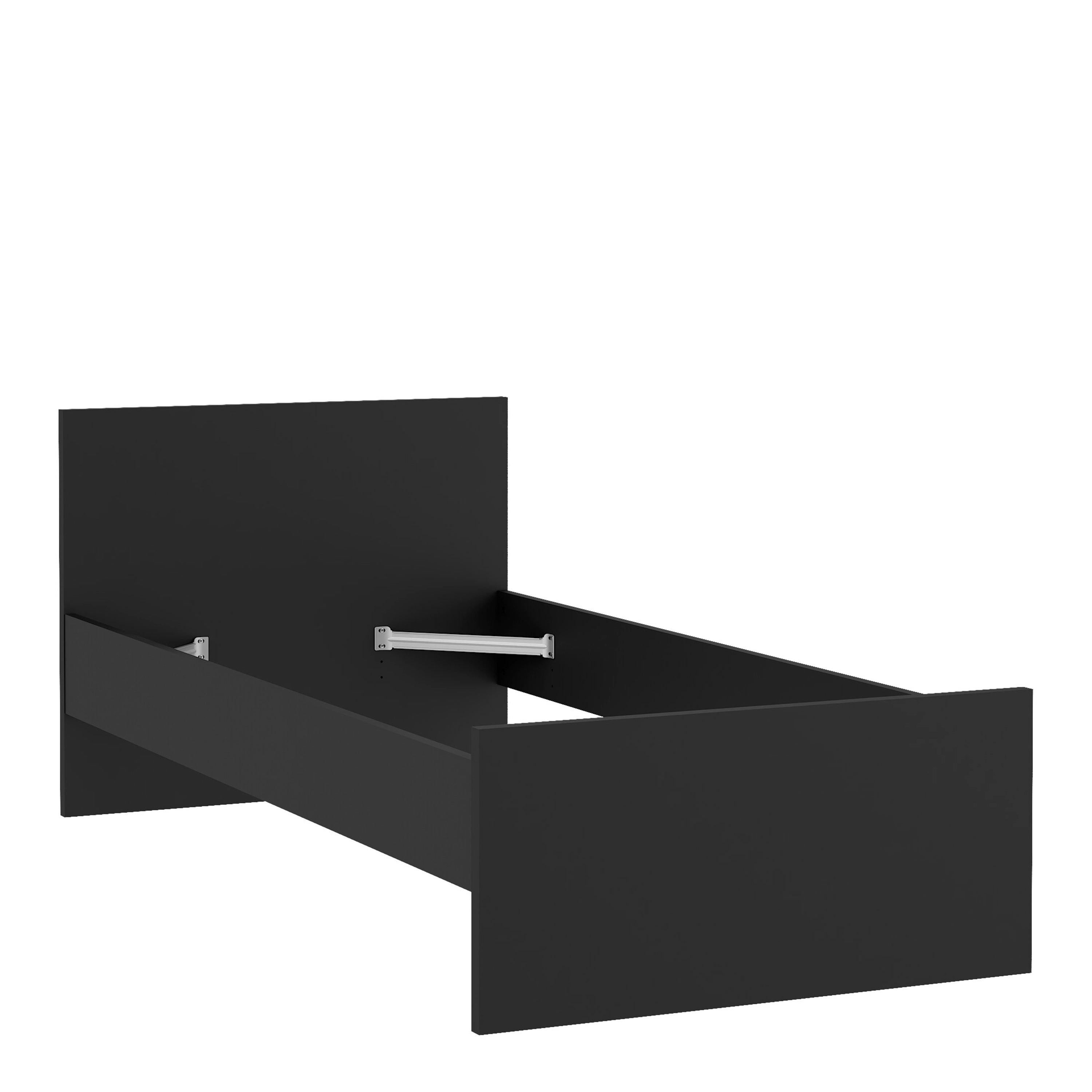 Naia Single Bed 3ft (90 x 190) in Black Matt - image 3