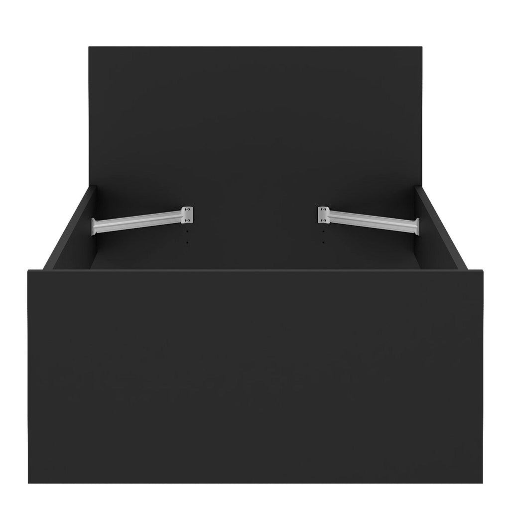 Naia Single Bed 3ft (90 x 190) in Black Matt - image 4