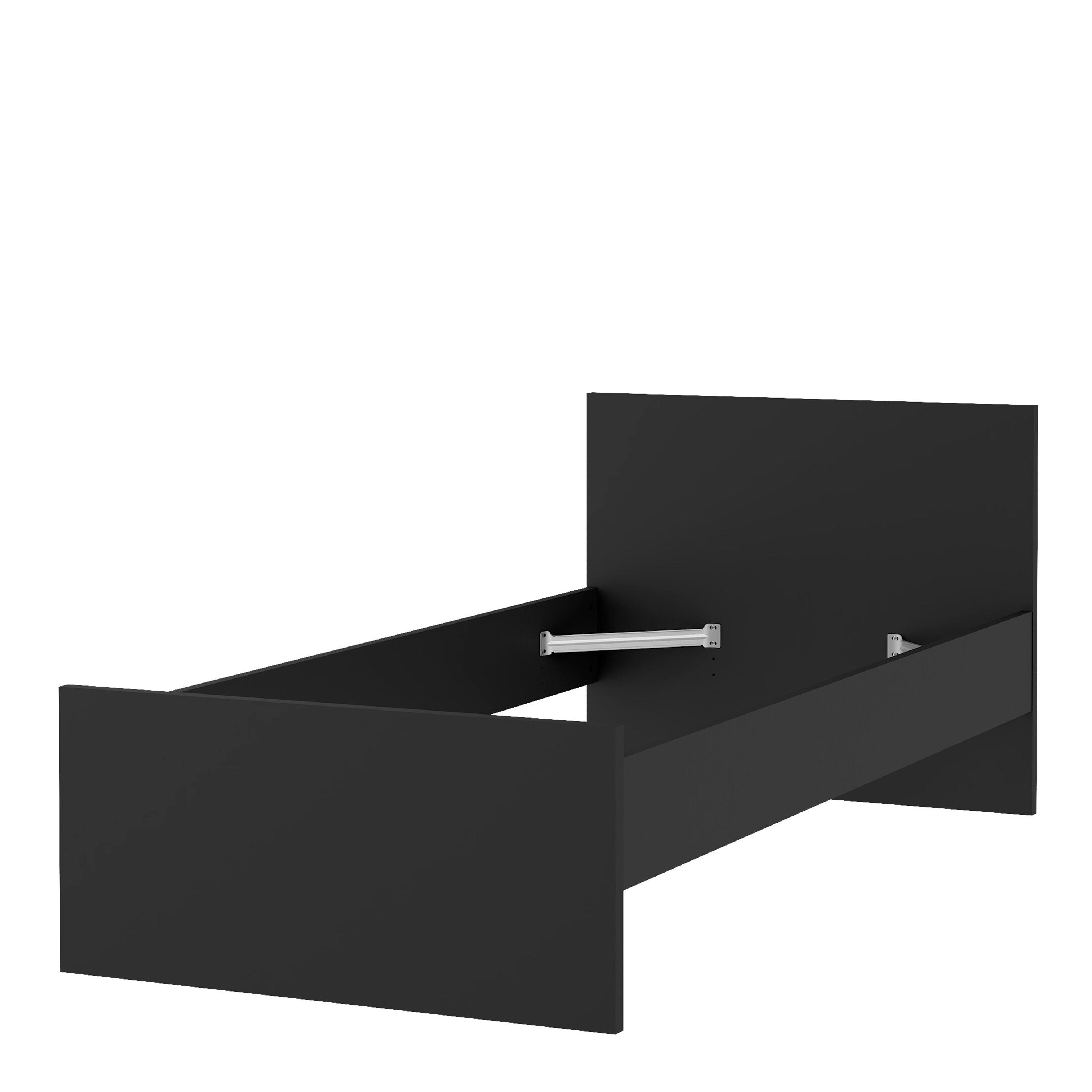 Naia Single Bed 3ft (90 x 190) in Black Matt - image 5