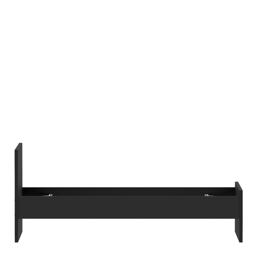 Naia Single Bed 3ft (90 x 190) in Black Matt - image 7