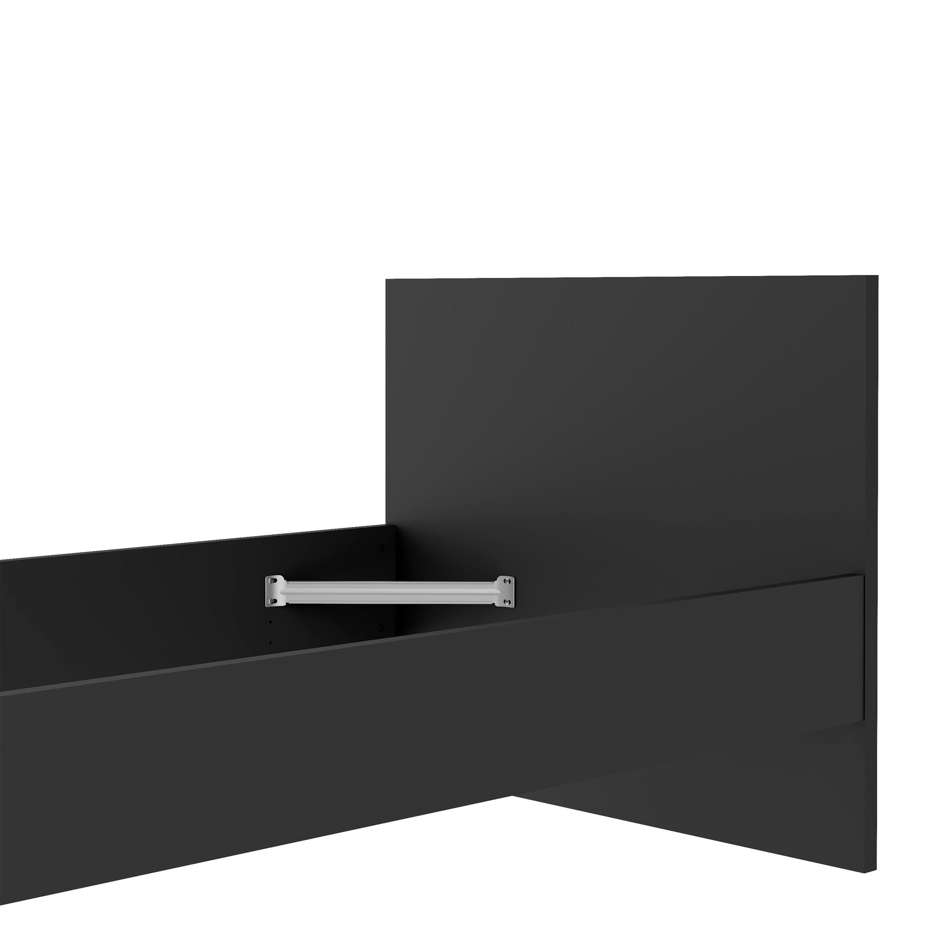 Naia Single Bed 3ft (90 x 190) in Black Matt - image 9