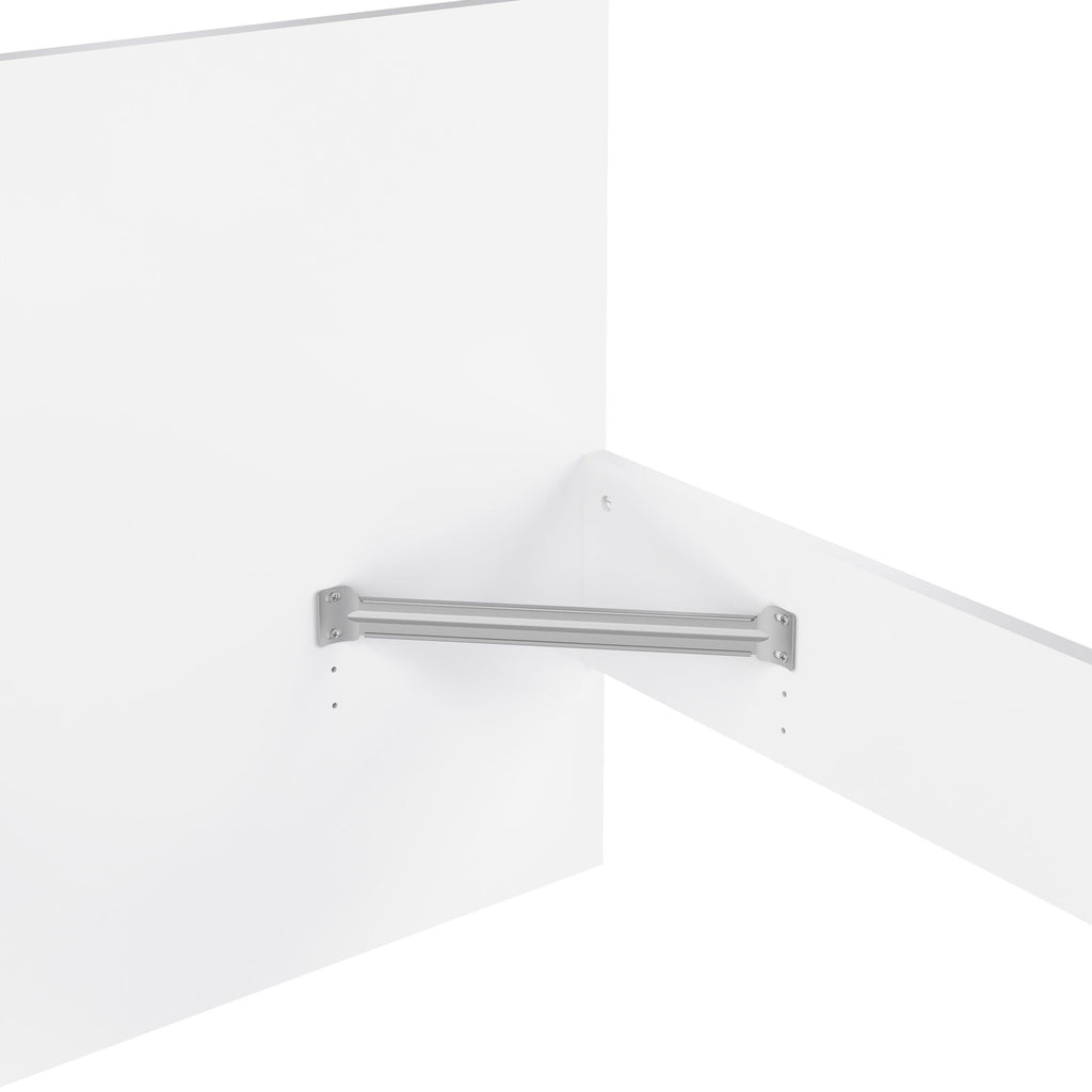 Naia Single Bed 3ft (90 x 190) in White High Gloss - image 10