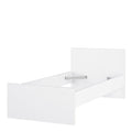 Naia Single Bed 3ft (90 x 190) in White High Gloss - image 5
