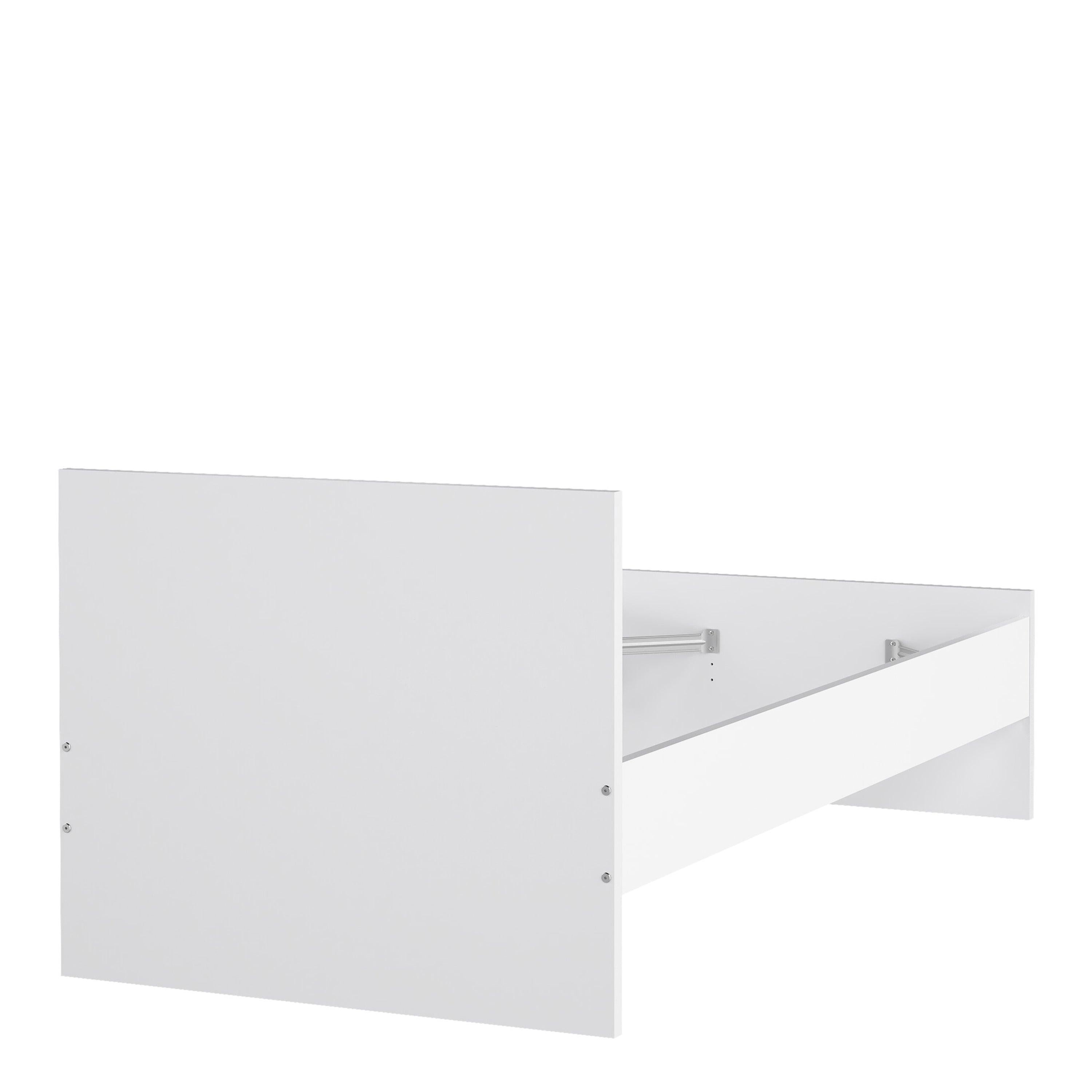 Naia Single Bed 3ft (90 x 190) in White High Gloss - image 6
