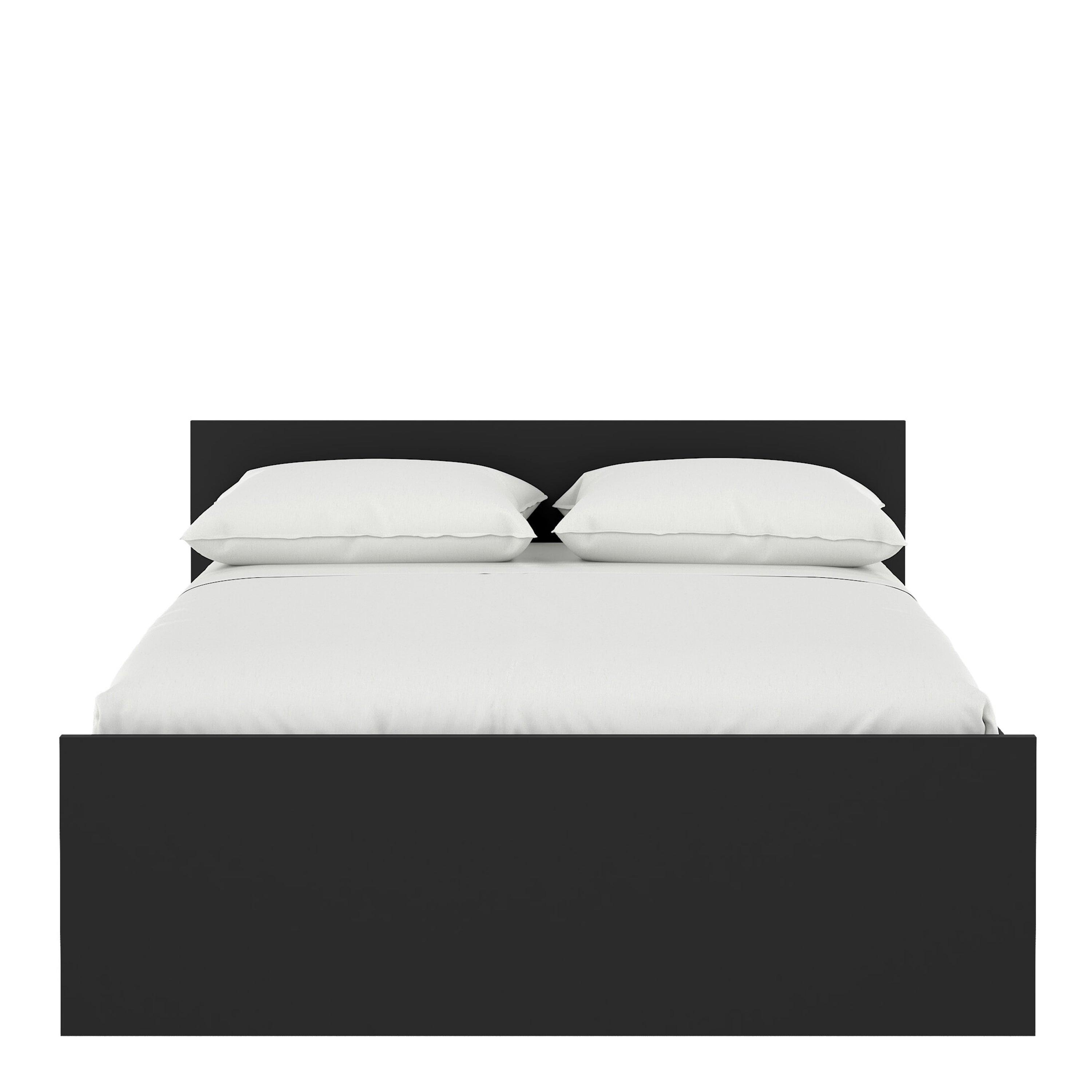Naia Double Bed 4ft6 (140 x 190) in Black Matt - image 2