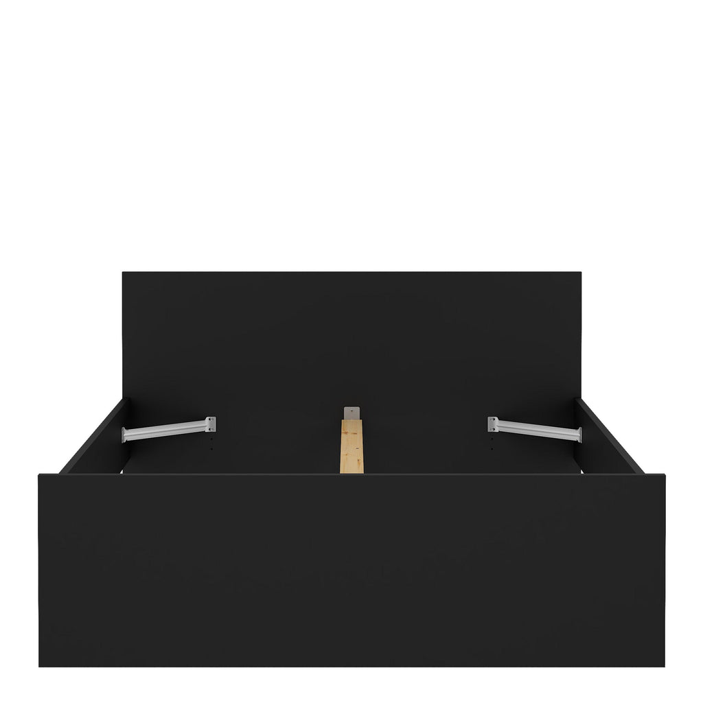 Naia Double Bed 4ft6 (140 x 190) in Black Matt - image 4
