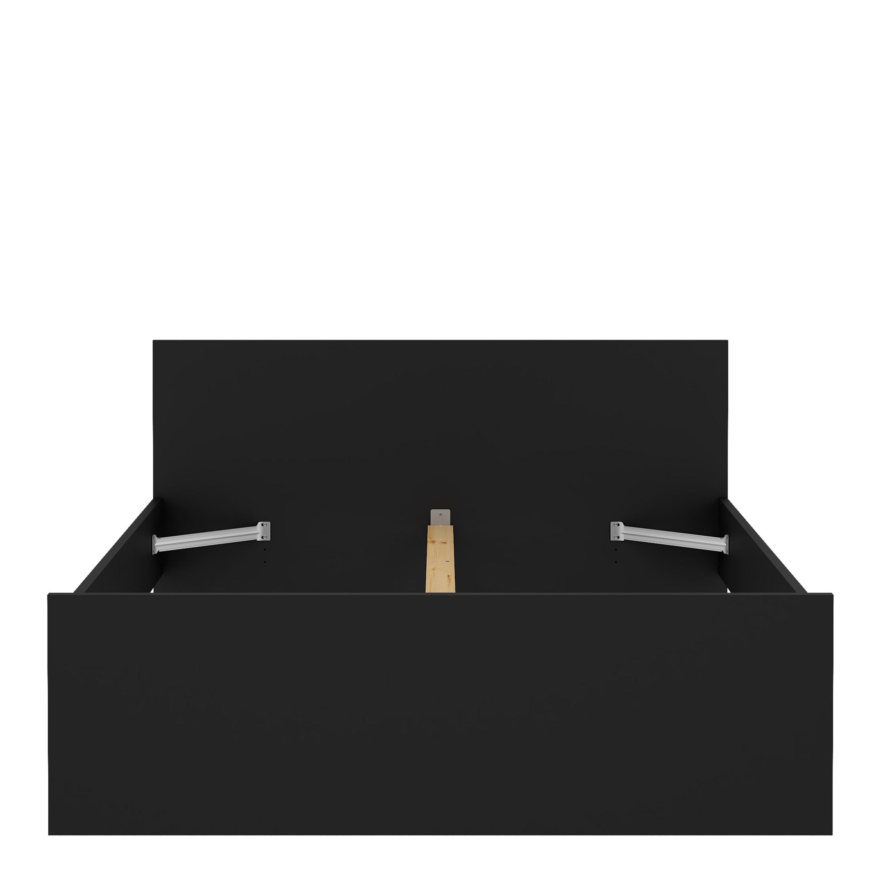 Naia Double Bed 4ft6 (140 x 190) in Black Matt - image 4