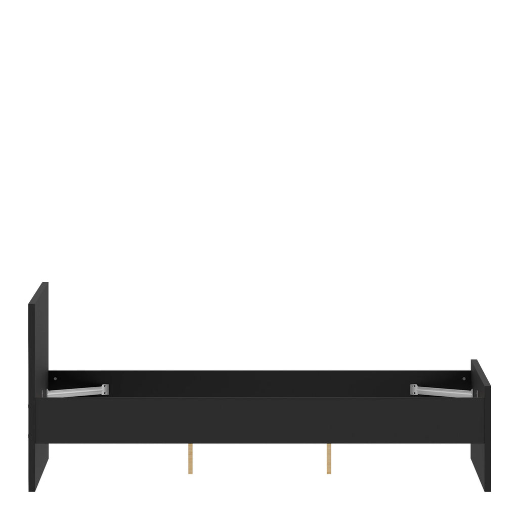 Naia Double Bed 4ft6 (140 x 190) in Black Matt - image 7