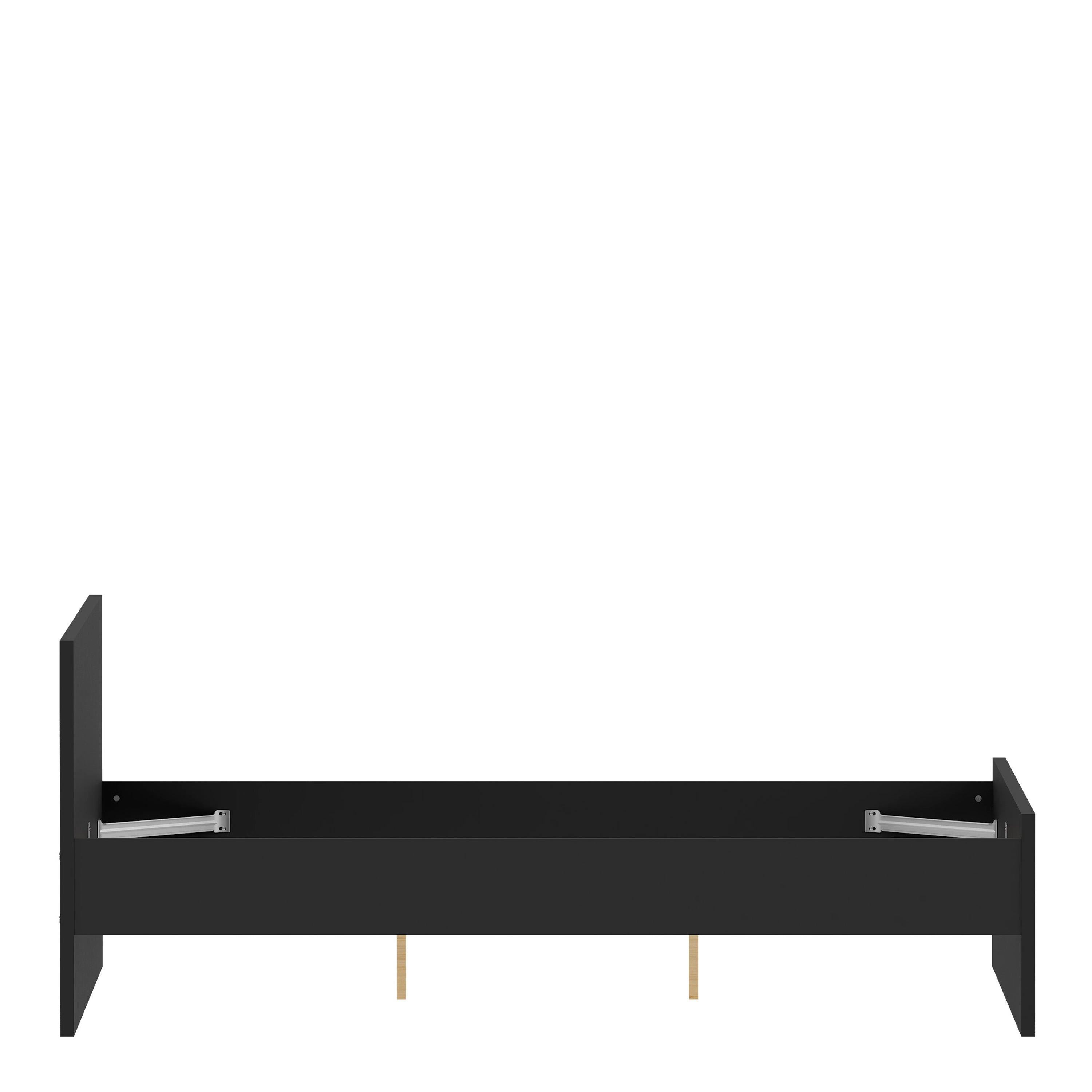 Naia Double Bed 4ft6 (140 x 190) in Black Matt - image 7