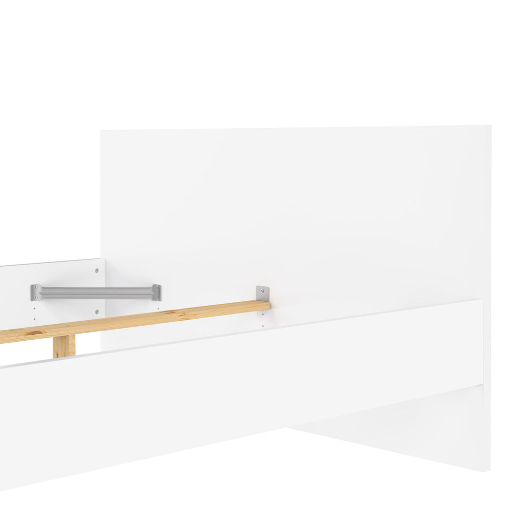 Naia Double Bed 4ft6 (140 x 190) in White High Gloss - image 10