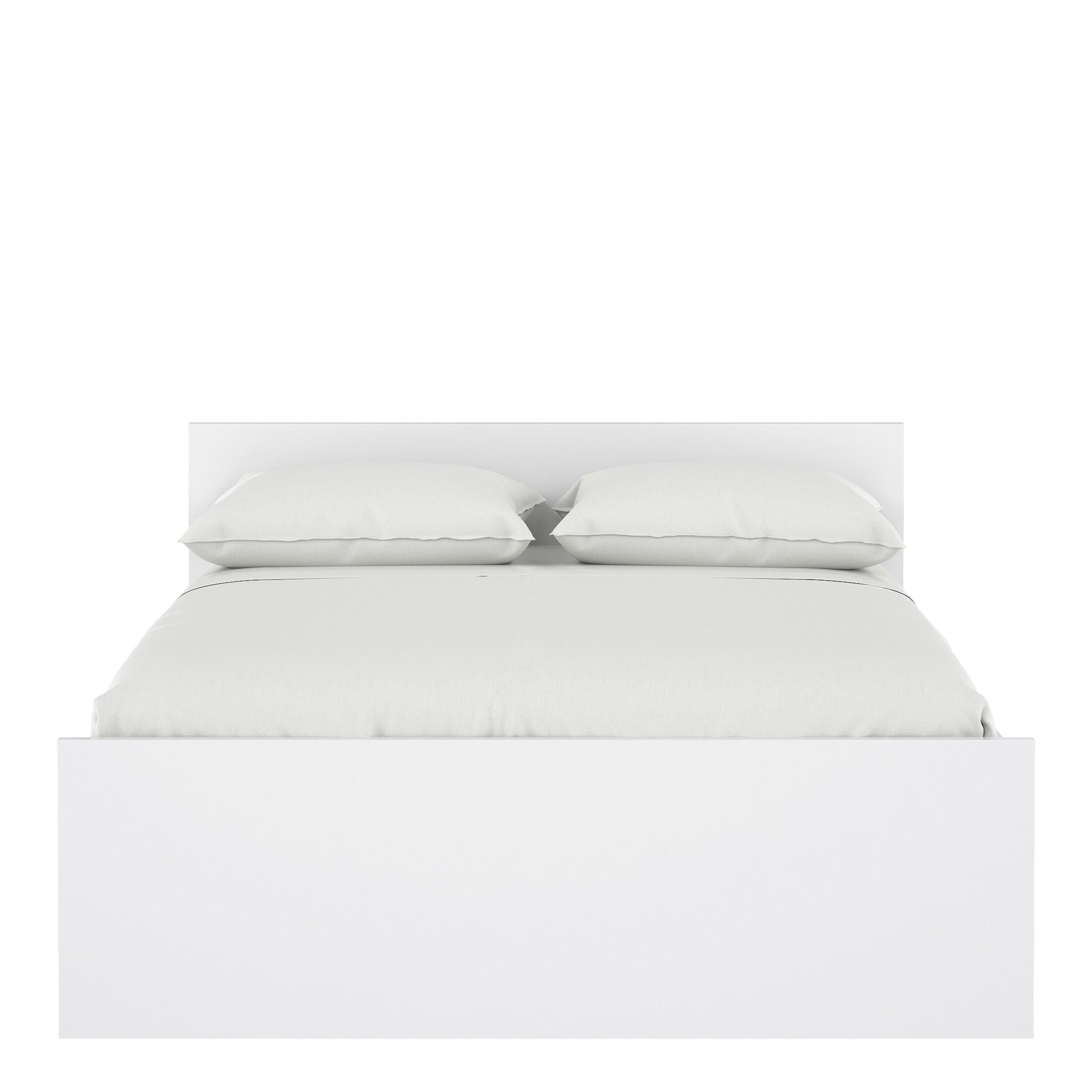Naia Double Bed 4ft6 (140 x 190) in White High Gloss - image 2