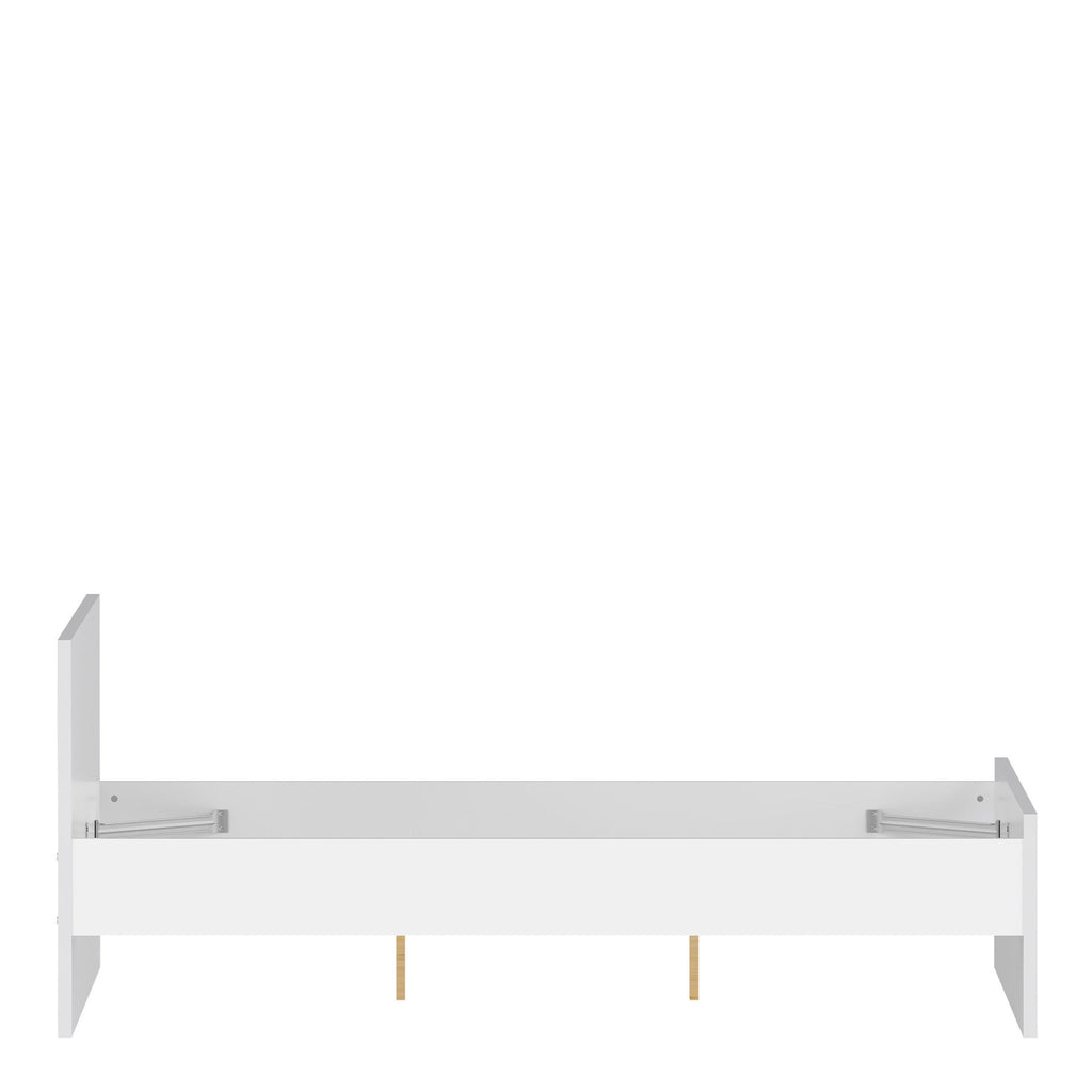 Naia Double Bed 4ft6 (140 x 190) in White High Gloss - image 7