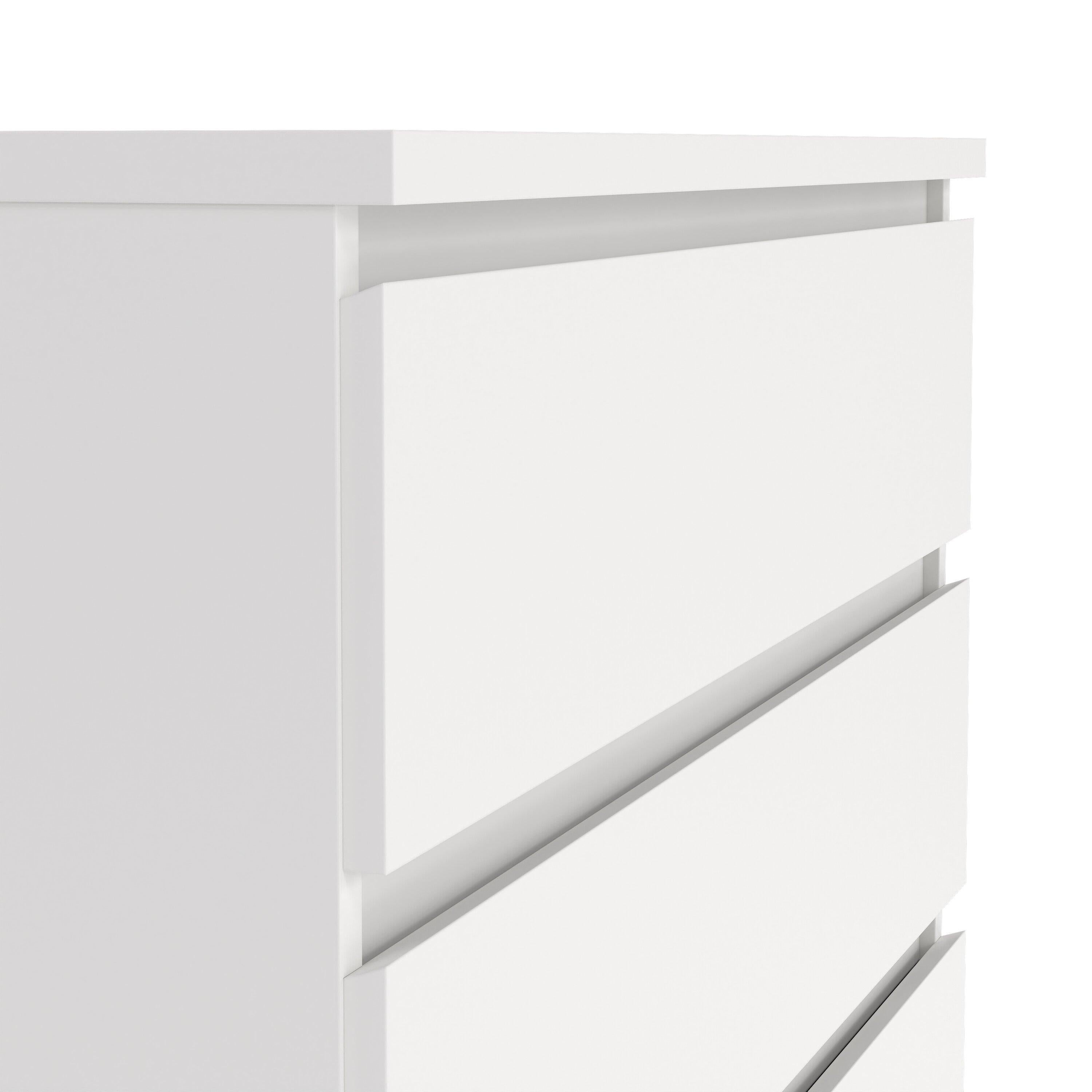 Naia Chest of 5 Drawers in White - image 6